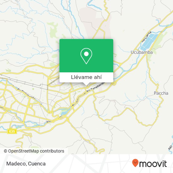Mapa de Madeco
