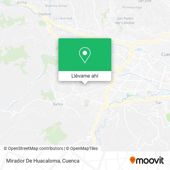 Mapa de Mirador De Huacaloma