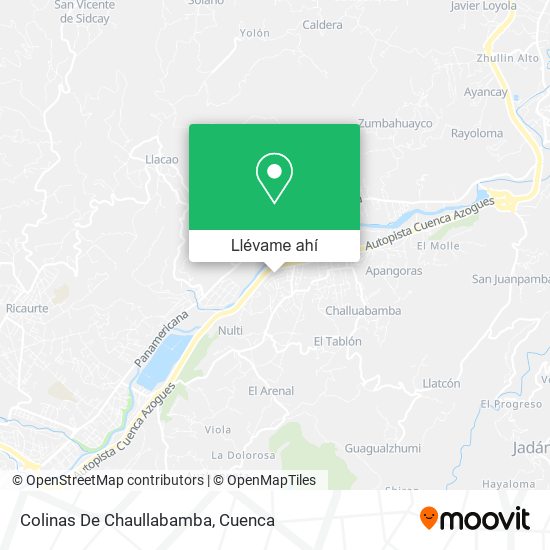 Mapa de Colinas De Chaullabamba