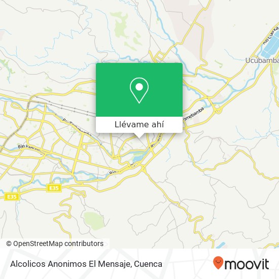 Mapa de Alcolicos Anonimos El Mensaje