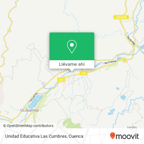 Mapa de Unidad Educativa Las Cumbres