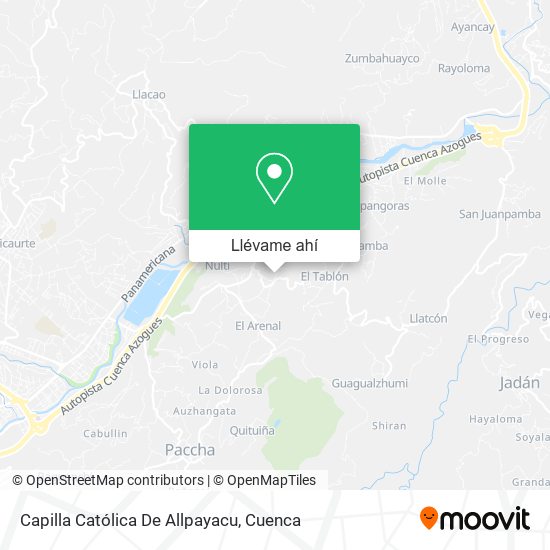 Mapa de Capilla Católica De Allpayacu