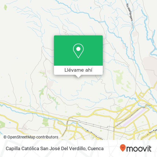 Mapa de Capilla Católica San José Del Verdillo