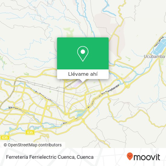 Mapa de Ferretería Ferrielectric Cuenca
