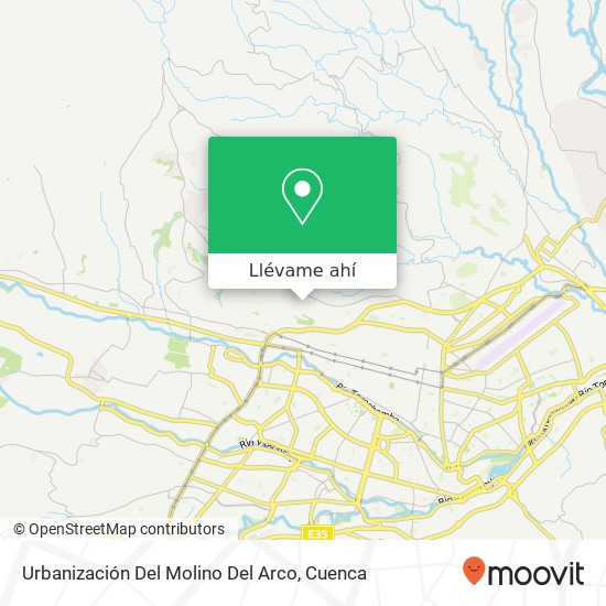 Mapa de Urbanización Del Molino Del Arco