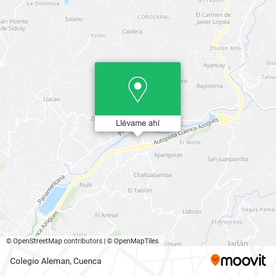 Mapa de Colegio Aleman