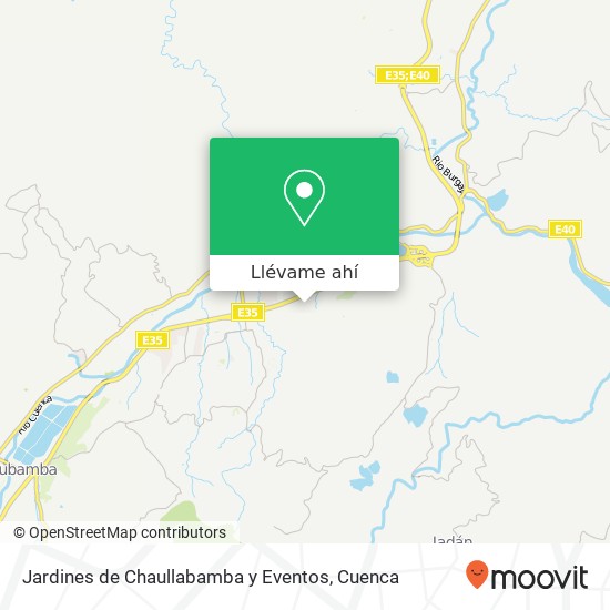 Mapa de Jardines de Chaullabamba y Eventos