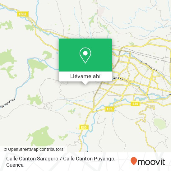 Mapa de Calle Canton Saraguro / Calle Canton Puyango
