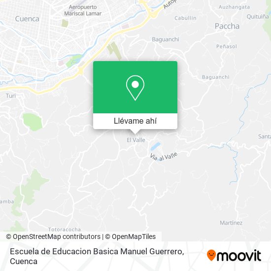 Mapa de Escuela de Educacion Basica Manuel Guerrero