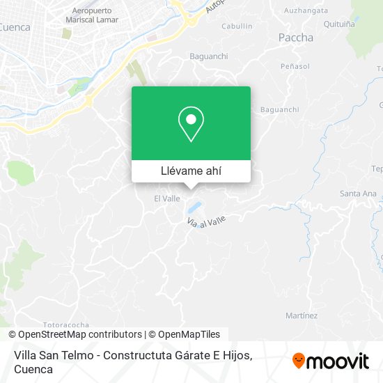 Mapa de Villa San Telmo - Constructuta Gárate E Hijos