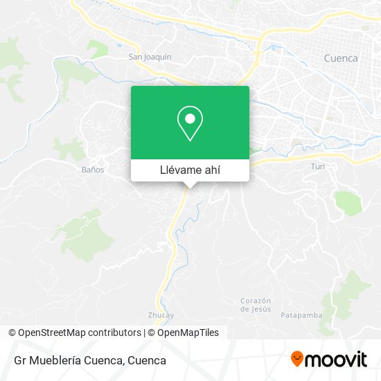 Mapa de Gr Mueblería Cuenca