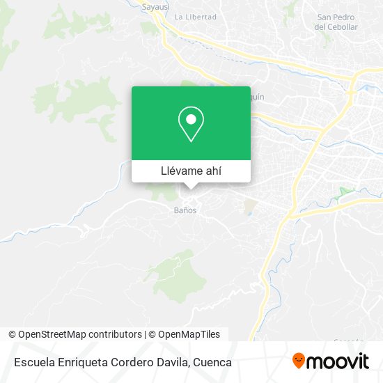 Mapa de Escuela Enriqueta Cordero Davila