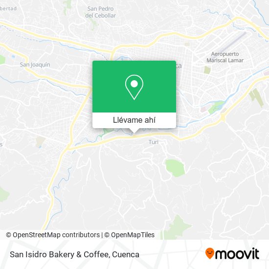 Mapa de San Isidro Bakery & Coffee