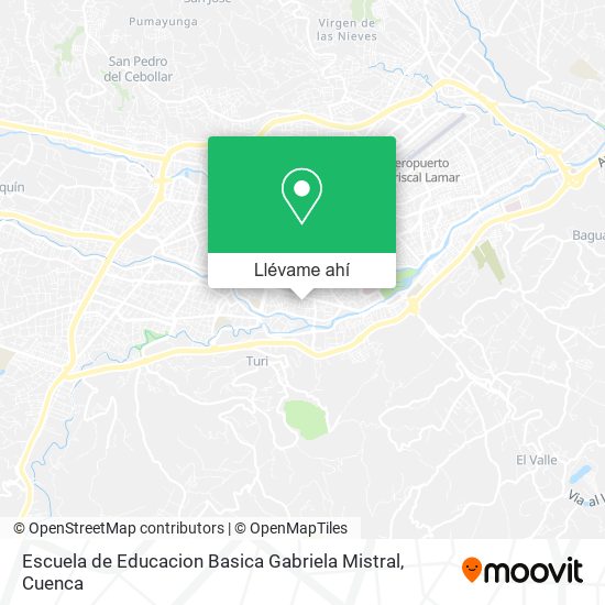 Mapa de Escuela de Educacion Basica Gabriela Mistral