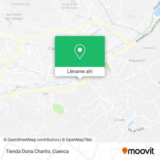 Mapa de Tienda Dona Charito
