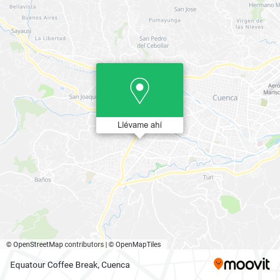 Mapa de Equatour Coffee Break