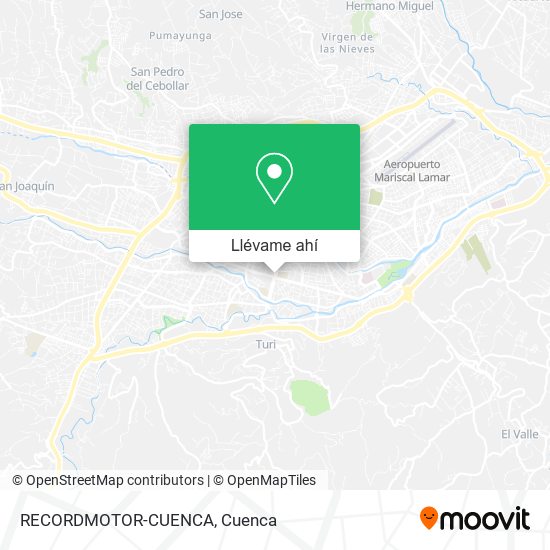 Mapa de RECORDMOTOR-CUENCA