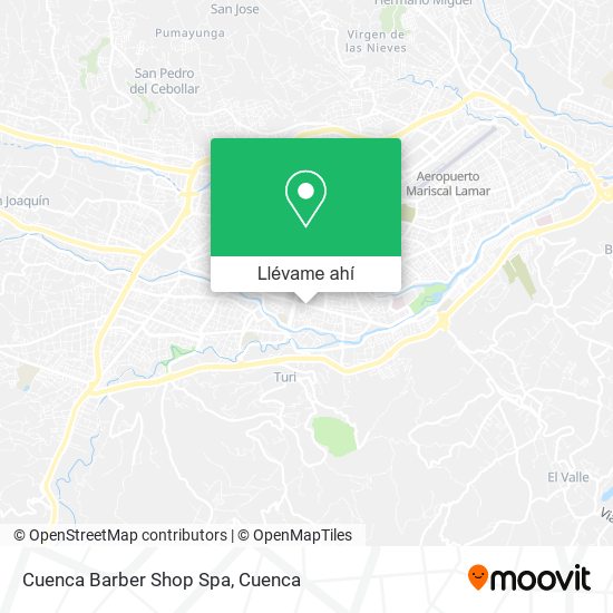 Mapa de Cuenca Barber Shop Spa