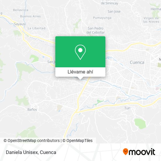 Mapa de Daniela Unisex