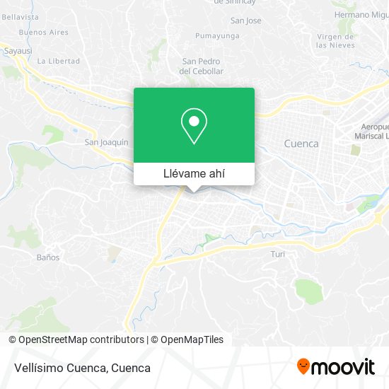Mapa de Vellísimo Cuenca