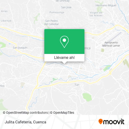 Mapa de Julita Cafetería