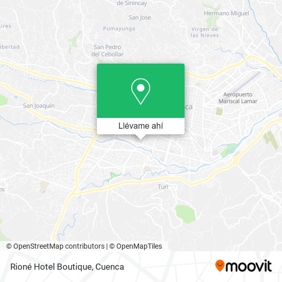 Mapa de Rioné Hotel Boutique