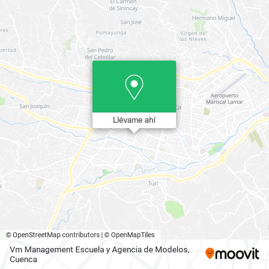 Mapa de Vm Management Escuela y Agencia de Modelos