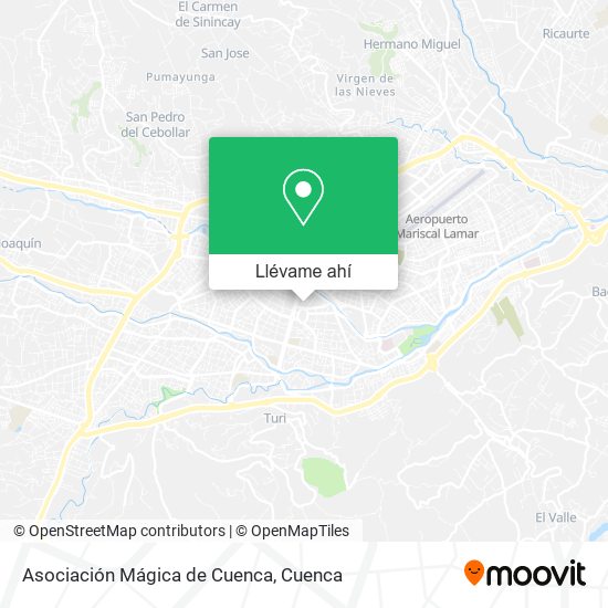 Mapa de Asociación Mágica de Cuenca