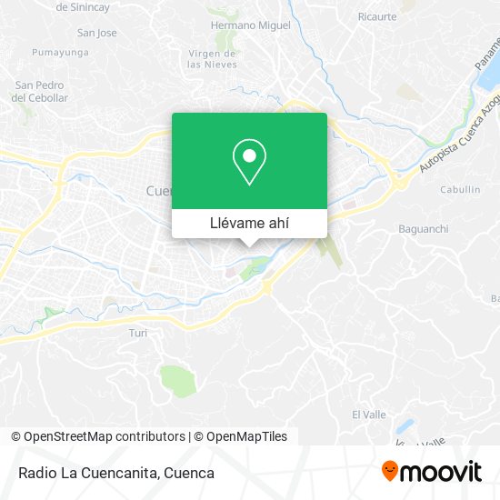 Mapa de Radio La Cuencanita