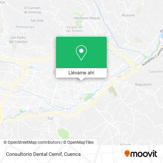 Mapa de Consultorio Dental Cemif