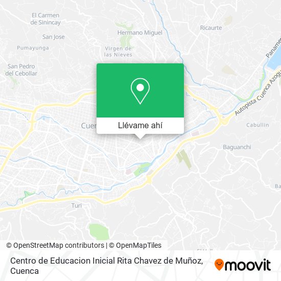 Mapa de Centro de Educacion Inicial Rita Chavez de Muñoz