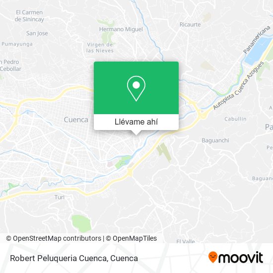 Mapa de Robert Peluqueria Cuenca