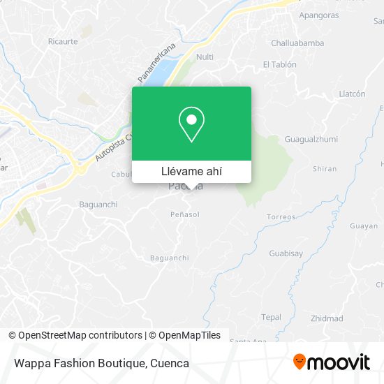 Mapa de Wappa Fashion Boutique