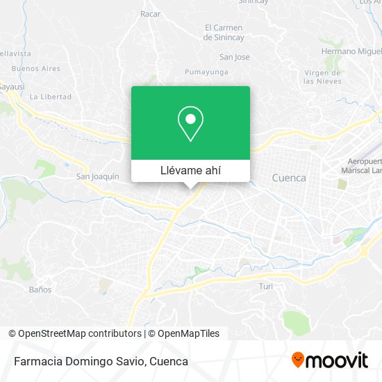 Mapa de Farmacia Domingo Savio