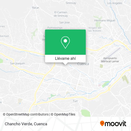 Mapa de Chancho Verde