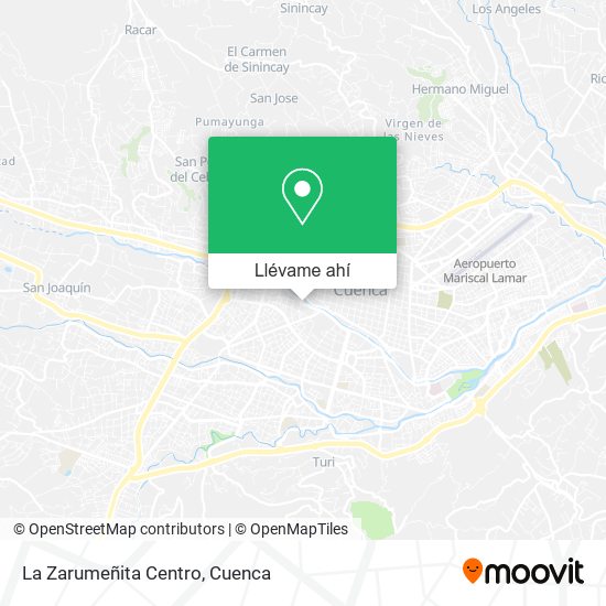 Mapa de La Zarumeñita Centro