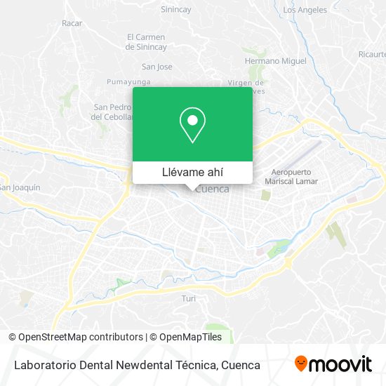 Mapa de Laboratorio Dental Newdental Técnica