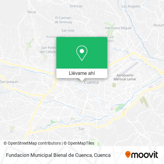 Mapa de Fundacion Municipal Bienal de Cuenca