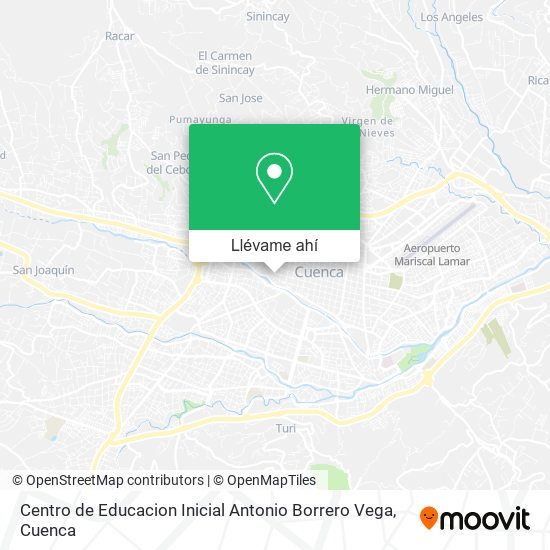 Mapa de Centro de Educacion Inicial Antonio Borrero Vega