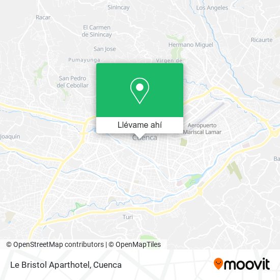 Mapa de Le Bristol Aparthotel