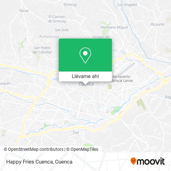 Mapa de Happy Fries Cuenca