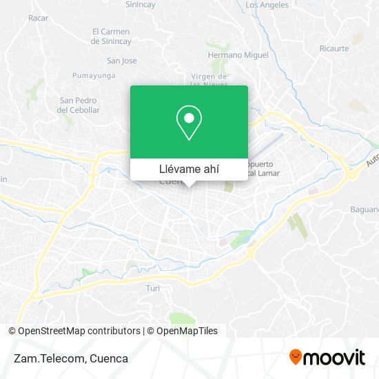 Mapa de Zam.Telecom