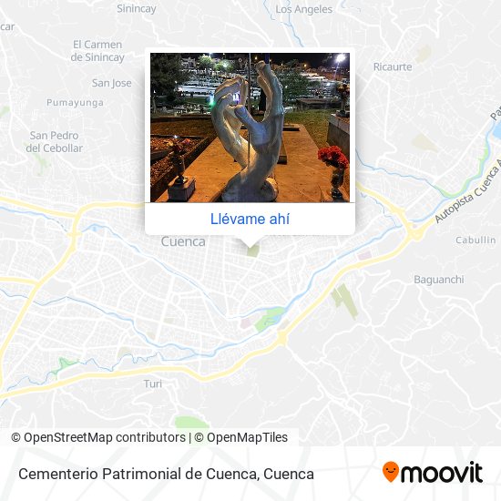 Mapa de Cementerio Patrimonial de Cuenca