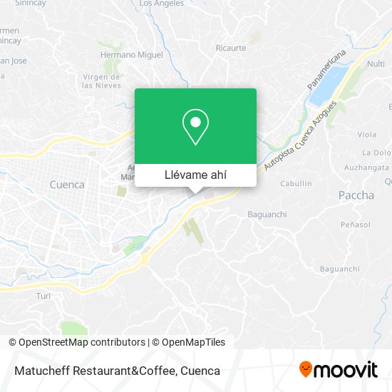 Mapa de Matucheff Restaurant&Coffee