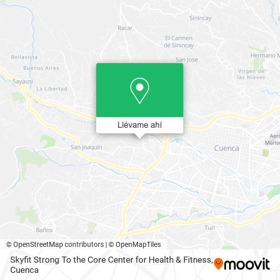Mapa de Skyfit Strong To the Core Center for Health & Fitness