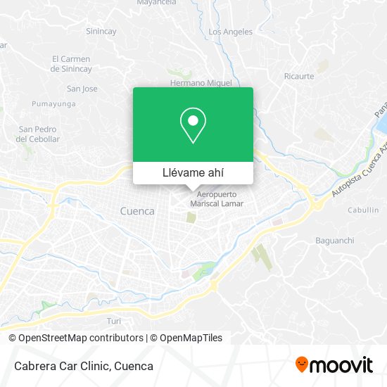 Mapa de Cabrera Car Clinic