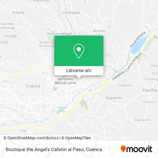 Mapa de Boutique the Angel's Cafetin al Paso