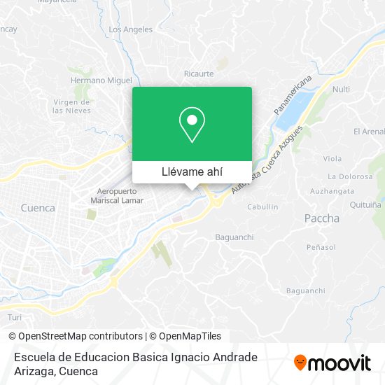 Mapa de Escuela de Educacion Basica Ignacio Andrade Arizaga
