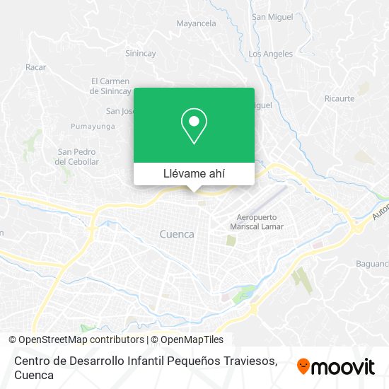 Mapa de Centro de Desarrollo Infantil Pequeños Traviesos