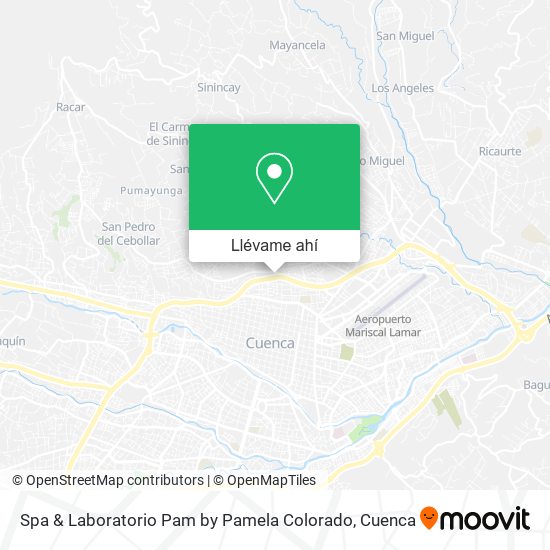 Mapa de Spa & Laboratorio Pam by Pamela Colorado
